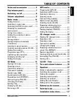 Preview for 5 page of Blaupunkt Acapulco MP52 Operating Instructions Manual