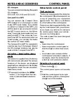 Preview for 8 page of Blaupunkt Acapulco MP54 US Operating Instructions Manual