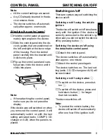 Preview for 9 page of Blaupunkt Acapulco MP54 US Operating Instructions Manual