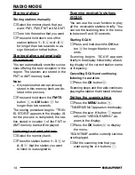 Preview for 14 page of Blaupunkt Acapulco MP54 US Operating Instructions Manual