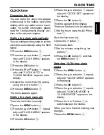 Preview for 31 page of Blaupunkt Acapulco MP54 US Operating Instructions Manual