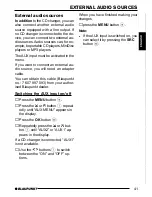 Preview for 41 page of Blaupunkt Acapulco MP54 US Operating Instructions Manual