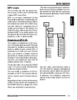 Предварительный просмотр 24 страницы Blaupunkt Acapulco MP54 Operating Instructions Manual