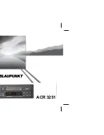 Blaupunkt ACR 3251 Operating Instructions Manual preview