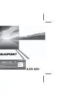 Предварительный просмотр 1 страницы Blaupunkt ACR 4231 Operating Instructions Manual