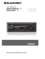 Blaupunkt ADELAIDE 130 Operating And Installation Instructions предпросмотр