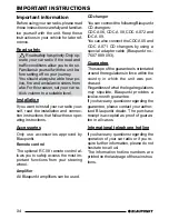 Preview for 5 page of Blaupunkt ALICANTE CD30 Operating Instructions Manual