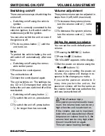 Preview for 8 page of Blaupunkt ALICANTE CD30 Operating Instructions Manual