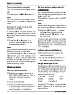 Preview for 11 page of Blaupunkt ALICANTE CD30 Operating Instructions Manual