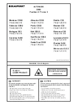 Предварительный просмотр 6 страницы Blaupunkt ALICANTE CD32 Service Manual