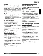 Предварительный просмотр 23 страницы Blaupunkt Alicante CD34 Operating Instructions Manual