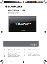 Предварительный просмотр 1 страницы Blaupunkt AMSTERDAM 290 BT Operating And Installation Instructions