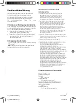 Предварительный просмотр 4 страницы Blaupunkt AMSTERDAM 290 BT Operating And Installation Instructions