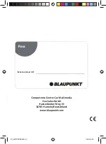 Предварительный просмотр 241 страницы Blaupunkt AMSTERDAM 290 BT Operating And Installation Instructions