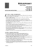 Предварительный просмотр 22 страницы Blaupunkt Arizona CM 148 Operating Instructions Manual