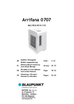 Preview for 1 page of Blaupunkt Arrifana 0707 Instruction Manual