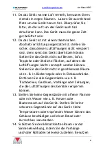 Preview for 7 page of Blaupunkt Arrifana 0707 Instruction Manual