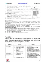 Предварительный просмотр 23 страницы Blaupunkt Arrifana 0707 Instruction Manual