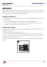 Preview for 57 page of Blaupunkt Arrifana 08C Instruction Manual