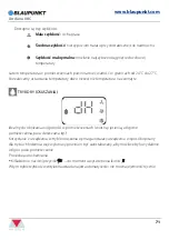 Preview for 71 page of Blaupunkt Arrifana 08C Instruction Manual