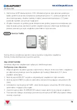 Preview for 78 page of Blaupunkt Arrifana 08C Instruction Manual