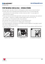 Preview for 81 page of Blaupunkt Arrifana 08C Instruction Manual