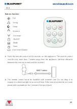 Preview for 25 page of Blaupunkt Arrifana 12 Instruction Manual