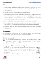 Preview for 40 page of Blaupunkt Arrifana 12 Instruction Manual