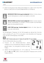 Preview for 47 page of Blaupunkt Arrifana 12 Instruction Manual