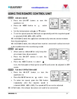 Предварительный просмотр 22 страницы Blaupunkt Arrifana 15 BAC-PO-0015-C06D Instruction Manual