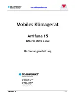 Предварительный просмотр 30 страницы Blaupunkt Arrifana 15 BAC-PO-0015-C06D Instruction Manual