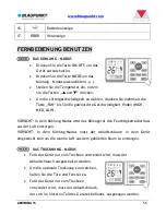 Предварительный просмотр 57 страницы Blaupunkt Arrifana 15 BAC-PO-0015-C06D Instruction Manual