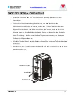 Предварительный просмотр 64 страницы Blaupunkt Arrifana 15 BAC-PO-0015-C06D Instruction Manual