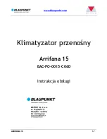 Предварительный просмотр 68 страницы Blaupunkt Arrifana 15 BAC-PO-0015-C06D Instruction Manual