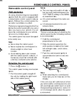 Предварительный просмотр 7 страницы Blaupunkt Atlanta CD34 Operating And Installation Manual