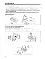 Предварительный просмотр 8 страницы Blaupunkt Atlanta CD85 User Manual