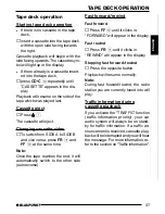 Предварительный просмотр 17 страницы Blaupunkt Augsburg C30
Boston C30 Operating Instructions Manual