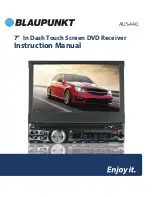 Предварительный просмотр 1 страницы Blaupunkt AUS440 Instruction Manual