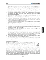 Предварительный просмотр 12 страницы Blaupunkt B 9e Instruction Manual