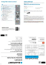 Blaupunkt BA32H4322LEIB Quick Start Setup Manual preview