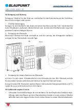 Предварительный просмотр 41 страницы Blaupunkt BAC-PO-0012-D37W Instruction Manual