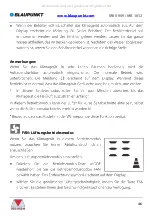 Preview for 47 page of Blaupunkt BAC-PO-0909-C06D Instruction Manual