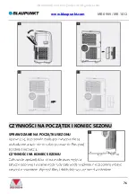 Preview for 77 page of Blaupunkt BAC-PO-0909-C06D Instruction Manual