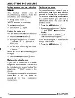 Preview for 10 page of Blaupunkt Bahamas MP34 Operating And Installation Instructions