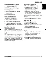 Preview for 15 page of Blaupunkt Bahamas MP34 Operating And Installation Instructions