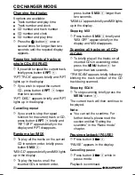 Preview for 20 page of Blaupunkt Bahamas MP34 Operating And Installation Instructions