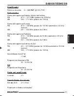 Preview for 91 page of Blaupunkt Bahamas MP34 Operating And Installation Instructions