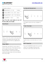 Preview for 16 page of Blaupunkt BAP-IT-H3148-U31W Instruction Manual