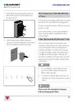 Preview for 22 page of Blaupunkt BAP-IT-H3148-U31W Instruction Manual