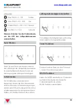 Preview for 41 page of Blaupunkt BAP-IT-H3148-U31W Instruction Manual